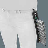 Wera Ceinture B Jeu de douilles Deep 1, avec entraînement 3/8", 9 pièces, Clés mixtes à cliquet Noir