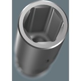 Wera Ceinture B Jeu de douilles Deep 1, avec entraînement 3/8", 9 pièces, Clés mixtes à cliquet Noir