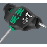 Wera Set 454/10 HF impérial 2 tournevis à manche transversal + support, 10 pièces Noir/Vert