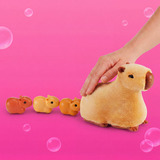 ZURU Pets Alive - Mommy Capybara and Baby Surprise, Figurine Pets Alive Mommy Capybara and Baby Surprise, Capybara jouet, 3 an(s), Interactif, Sonore
