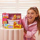 ZURU Pets Alive - Mommy Capybara and Baby Surprise, Figurine Pets Alive Mommy Capybara and Baby Surprise, Capybara jouet, 3 an(s), Interactif, Sonore