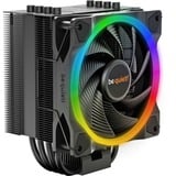 be quiet! Pure Rock 2 FX Refroidisseur CPU RGB  Noir, Connecteur de ventilateur PWM à 4 broches