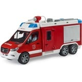 bruder Véhicule de commandement des pompiers Mercedes Benz Sprinter avec son et lumière, Modèle réduit de voiture 02680