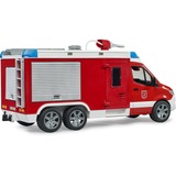 bruder Véhicule de commandement des pompiers Mercedes Benz Sprinter avec son et lumière, Modèle réduit de voiture 02680