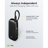 goobay 76250, Powerbank Noir