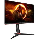 AOC 24G2SU/BK écran plat de PC 60,5 cm (23.8") 1920 x 1080 pixels Full HD Noir, Rouge, Moniteur gaming Noir/Rouge, 60,5 cm (23.8"), 1920 x 1080 pixels, Full HD, 1 ms, Noir, Rouge