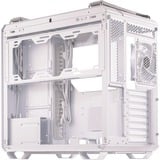 ASUS TUF Gaming GT502 PLUS Midi Tower Blanc, boîtier pc Blanc | 2x USB-A | 1x USB-C | RGB | Verre Trempé