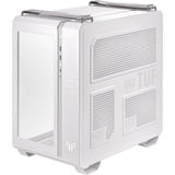 ASUS TUF Gaming GT502 PLUS Midi Tower Blanc, boîtier pc Blanc | 2x USB-A | 1x USB-C | RGB | Verre Trempé