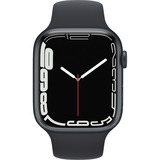 Apple Watch Series 7, Smartwatch Noir/bleu foncé, 45 mm, Aluminium, Wifi
