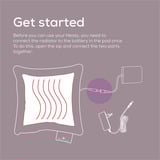 Beurer Heaty lavande-lilas, Coussin chauffant Lavande