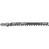 Bosch Lames de scie sauteuse T 144 D Speed for Wood, Lame de scie Lames de scie sauteuse, Panneau aggloméré, Fibre de bois, Bois tendre, Contreplaqué à base de bois, Acier fin au carbone, Gris, 4 mm, 5,2 mm