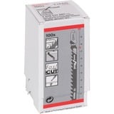Bosch Lames de scie sauteuse T 144 D Speed for Wood, Lame de scie Lames de scie sauteuse, Panneau aggloméré, Fibre de bois, Bois tendre, Contreplaqué à base de bois, Acier fin au carbone, Gris, 4 mm, 5,2 mm
