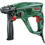 Bosch Marteau perforateur PBH 2100 RE + ensemble d'accessoires 4 pièces, Marteau piqueur Vert/Noir