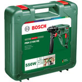 Bosch Marteau perforateur PBH 2100 RE + ensemble d'accessoires 4 pièces, Marteau piqueur Vert/Noir