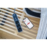 Brennenstuhl Multiprise Connect Ecolor WLAN 3 prises Blanc/Noir