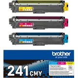 Brother TN-241CMY Cartouche de toner 3 pièce(s) Original Cyan, Magenta, Jaune 1400 pages, Cyan, Magenta, Jaune, 3 pièce(s)