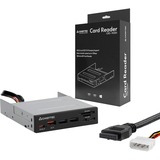 Chieftec CRD-908H lecteur de carte mémoire USB 3.2 Gen 1 (3.1 Gen 1) Interne Noir Noir, MicroSD (TransFlash), SD, Noir, 3.5", 5000 Mbit/s, USB 3.2 Gen 1 (3.1 Gen 1), 102 mm