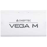 Chieftec Vega PPG-1000-CW unité d'alimentation d'énergie 24-pin ATX ATX Blanc alimentation modulaire 1000 watt Blanc, 1x 12V-2x6, 4x PCIe, 1000 W, 100 - 240 V, 50/60 Hz, 12 A, 100 W, 1000 W