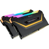 Corsair 16 Go DDR4-3200 Kit TUF Gaming Edition, Mémoire vive Noir, CMW16GX4M2C3200C16-TUF, Vengeance RGB PRO, XMP