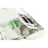 Digitus Boîtier de connexion FTTH/FTTB - équipé, OS2 12 fibres, Boîte de raccordement Gris