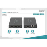 Digitus DS-55507, Extension HDMI Noir
