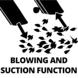 EINHELL Aspirateur/souffleur de feuilles sans fil VENTURRO 18/210 Rouge/Noir