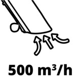 EINHELL Aspirateur/souffleur de feuilles sans fil VENTURRO 18/210 Rouge/Noir