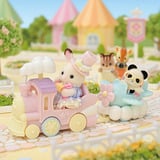 EPOCH Sylvanian Families - Set de jeu parc d'attractions Promenade en train, Jouets de construction 