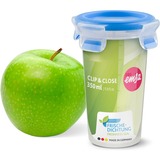 Emsa Bac fraîcheur Clip & Close 0,35 L, Boîte Transparent/Bleu, contenant, Autre, 0,35 L, Transparent, Polypropylène (PP), Polypropylène (PP)/ Élastomère thermoplastique (TPE)