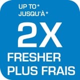 Emsa Bac fraîcheur Clip & Close 0,35 L, Boîte Transparent/Bleu, contenant, Autre, 0,35 L, Transparent, Polypropylène (PP), Polypropylène (PP)/ Élastomère thermoplastique (TPE)