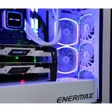 Enermax SquA RGB White 3 Pack 120x120 ventilateurs de boîtier Blanc, 3 pièces, 120 x 120 x 26 mm, PWM