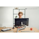 Evoluent Evoluent D Small Wireless, Souris Noir/Argent, Droitier, Conception verticale, Laser, RF sans fil, 3200 DPI, Noir