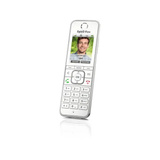 FRITZ! FRITZ!Fon C6, Combiné Blanc, Fon C6, Téléphone DECT, Combiné sans fil, Haut-parleur, 300 entrées, Identification de l'appelant, Blanc
