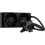 Fractal Design Radius 240 Black, Watercooling Noir