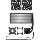 Fractal Design Radius 240 Black, Watercooling Noir