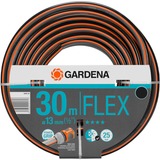 GARDENA Tuyau Comfort FLEX 13 mm (1/2") Noir/Orange, 30 m, Noir, Gris, Orange, Tuyau seulement, 25 bar, 1,3 cm, 1/2