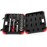 GEDORE R69013024 douills et ensemble de douilles, Clés mixtes à cliquet Rouge/Noir, 85 mm