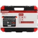 GEDORE R69013024 douills et ensemble de douilles, Clés mixtes à cliquet Rouge/Noir, 85 mm