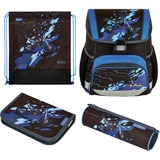 Herlitz Loop Plus CamouCross, Cartable Noir/Bleu