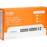 Hewlett Packard Enterprise Commutateur Instant On réseau 26 ports Gigabit 2 ports SFP 1430, Switch 