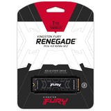 Kingston FURY Renegade, 1 To, SSD Noir, SFYRS/1000G, M.2 2280, PCIe 4.0 NVMe