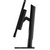 Lenovo ThinkVision T24mv-30 Moniteur 23.8" Noir, 1x DisplayPort, 1x HDMI, 2x USB-C, 4x USB-A, 1x RJ-45, 60,5 cm (23.8"), 1920 x 1080 pixels, Full HD, LED, 6 ms, Noir