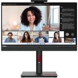 Lenovo ThinkVision T24mv-30 Moniteur 23.8" Noir, 1x DisplayPort, 1x HDMI, 2x USB-C, 4x USB-A, 1x RJ-45, 60,5 cm (23.8"), 1920 x 1080 pixels, Full HD, LED, 6 ms, Noir