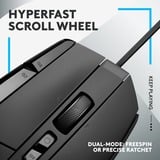 Logitech G502 X, Souris gaming Noir