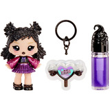 MGA Entertainment Yummiland Lip Gloss Doll Sour Sweeties - Blake Licorice, Poupée Mini poupée, Femelle, 4 an(s), Garçon/Fille, Multicolore