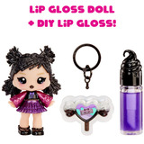 MGA Entertainment Yummiland Lip Gloss Doll Sour Sweeties - Blake Licorice, Poupée Mini poupée, Femelle, 4 an(s), Garçon/Fille, Multicolore