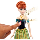 Mattel Anna Poupées Disney Frozen Anna, Poupée mannequin, Femelle, 3 an(s), Garçon/Fille, Sonore, Or, Vert, Rouge