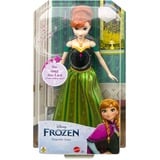 Mattel Anna Poupées Disney Frozen Anna, Poupée mannequin, Femelle, 3 an(s), Garçon/Fille, Sonore, Or, Vert, Rouge