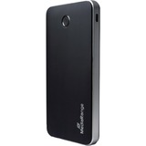 MediaRange MR753 banque d'alimentation électrique Lithium Polymère (LiPo) 10000 mAh Noir, Powerbank Noir/Argent, 10000 mAh, Lithium Polymère (LiPo), 3,7 V, 18 W, Noir