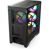 RAIJINTEK  boîtier midi tower Noir | 3x USB-A | Window